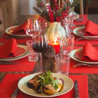 Une table de noel simple et efficace avec ogre la fabrique
