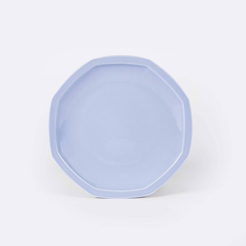 assiette ogre la fabrique octogonale en porcelaine française