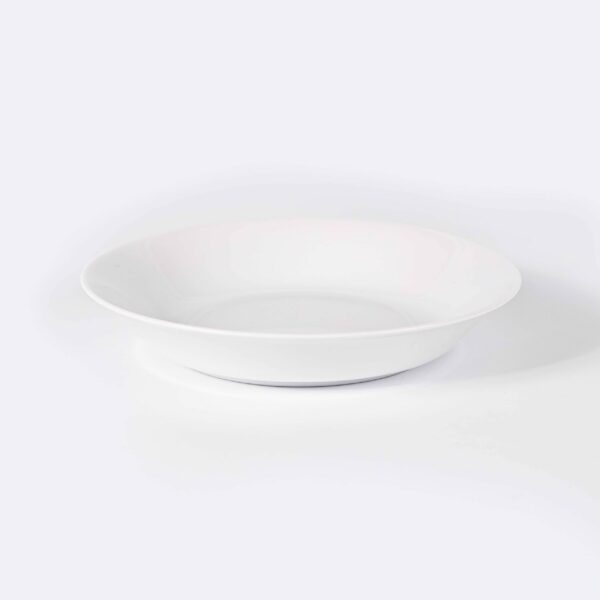 nouvelle assiette creuse ronde en porcelaine de Limoges