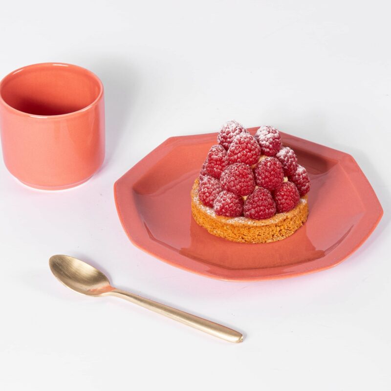 set-timbale-et-assiette-à-dessert-octogonale