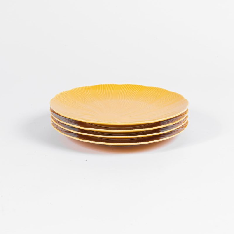 assiette-à-dessert-jaune