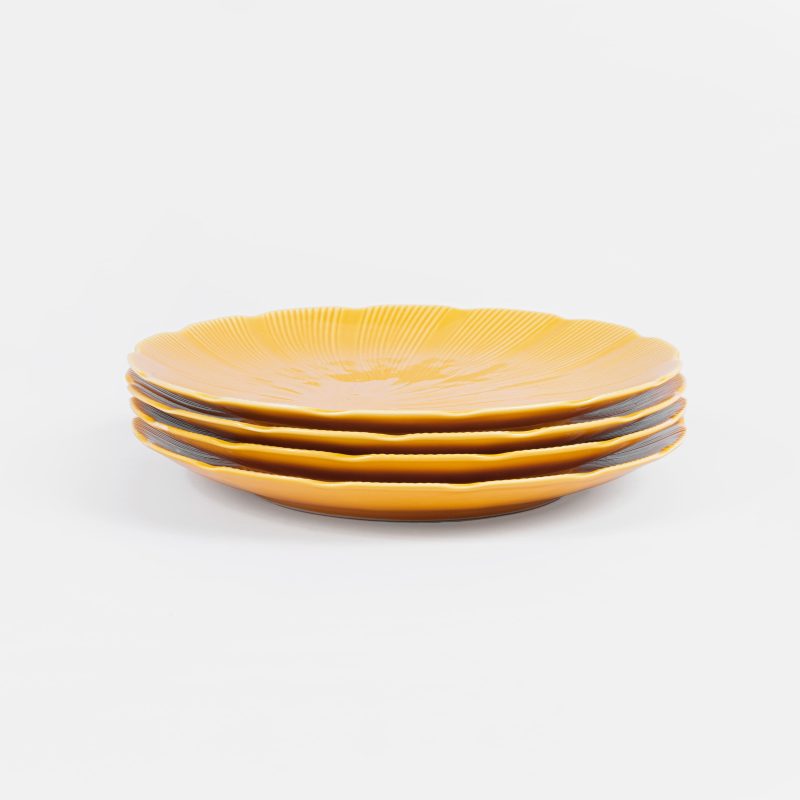 assiette-plate-jaune