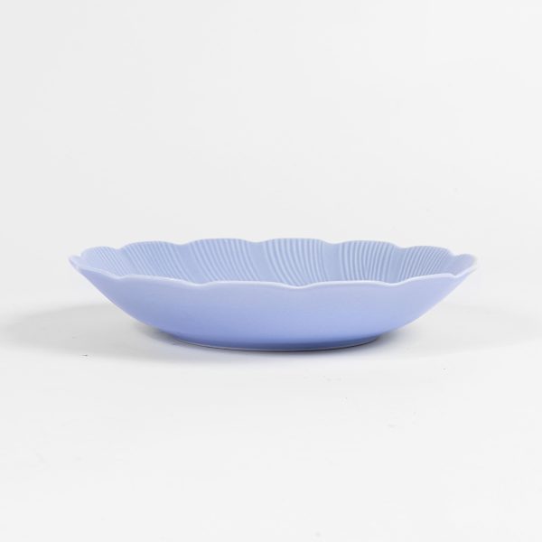 assiette creuse-en-porcelaine-bleu