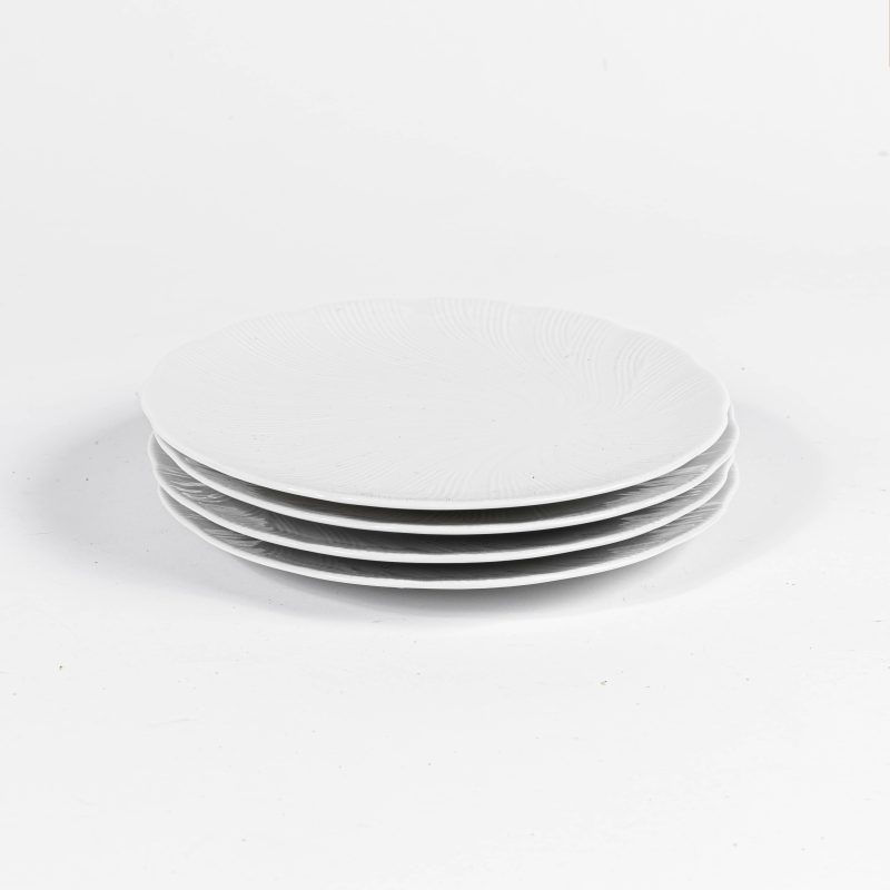 pack de 4 assiette en porcelaine ogre la fabrique